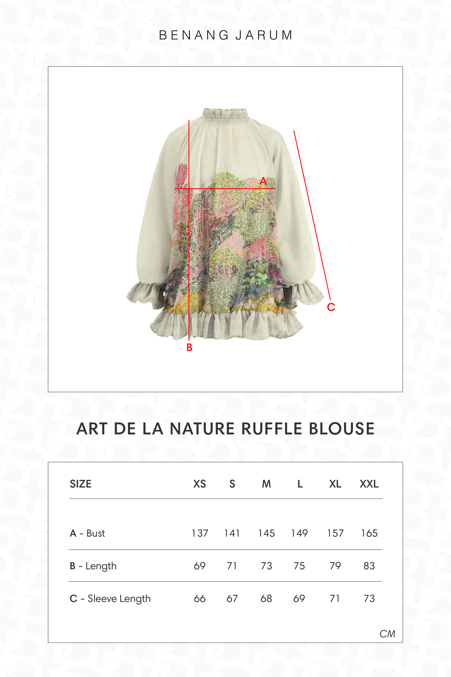 Art De La Nature Ruffle Blouse - Sage