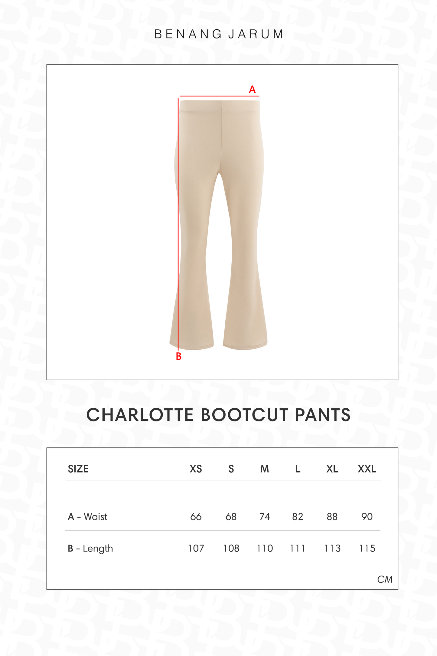 Charlotte Bootcut Pants - Chalk