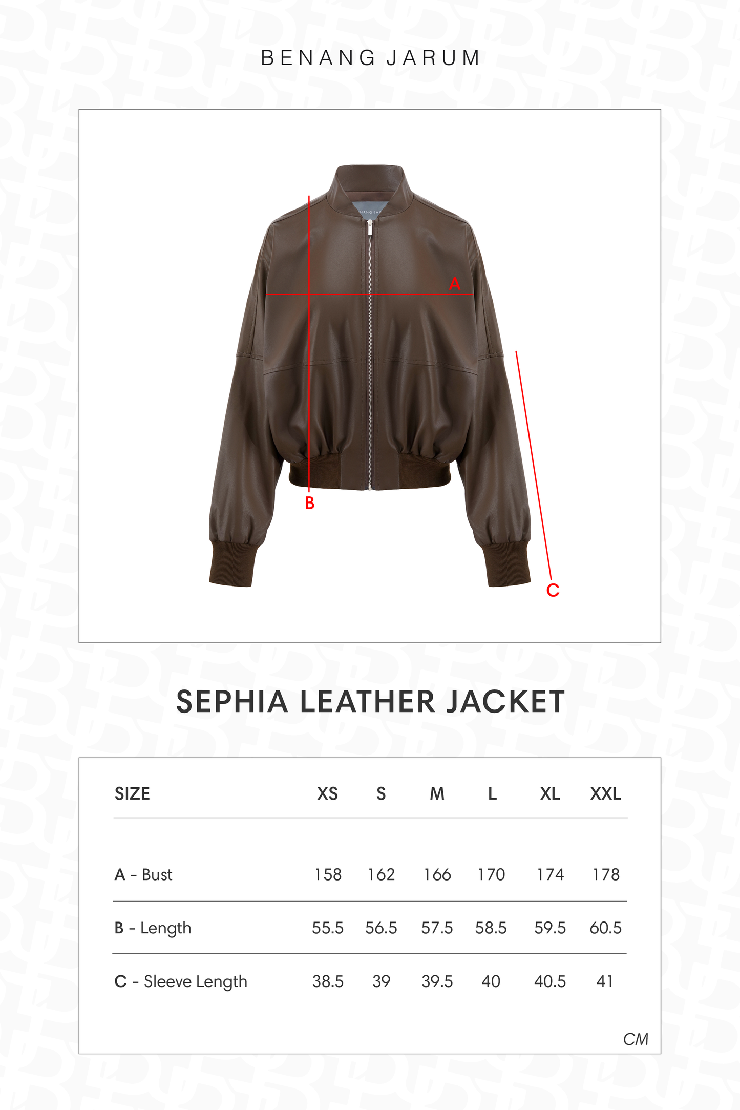 Sephia Leather Jacket - Brown