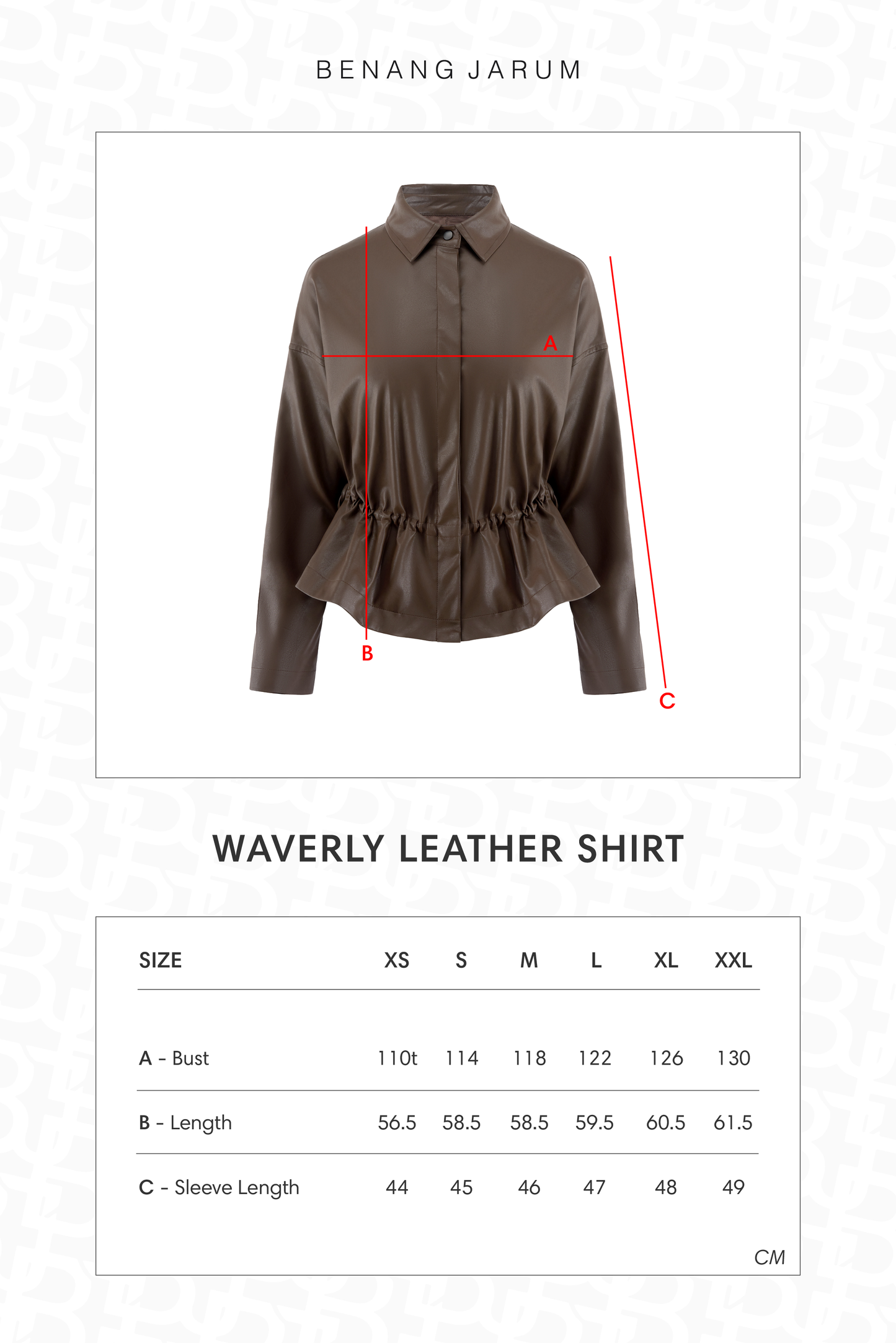 Waverly Leather Shirt - Brown