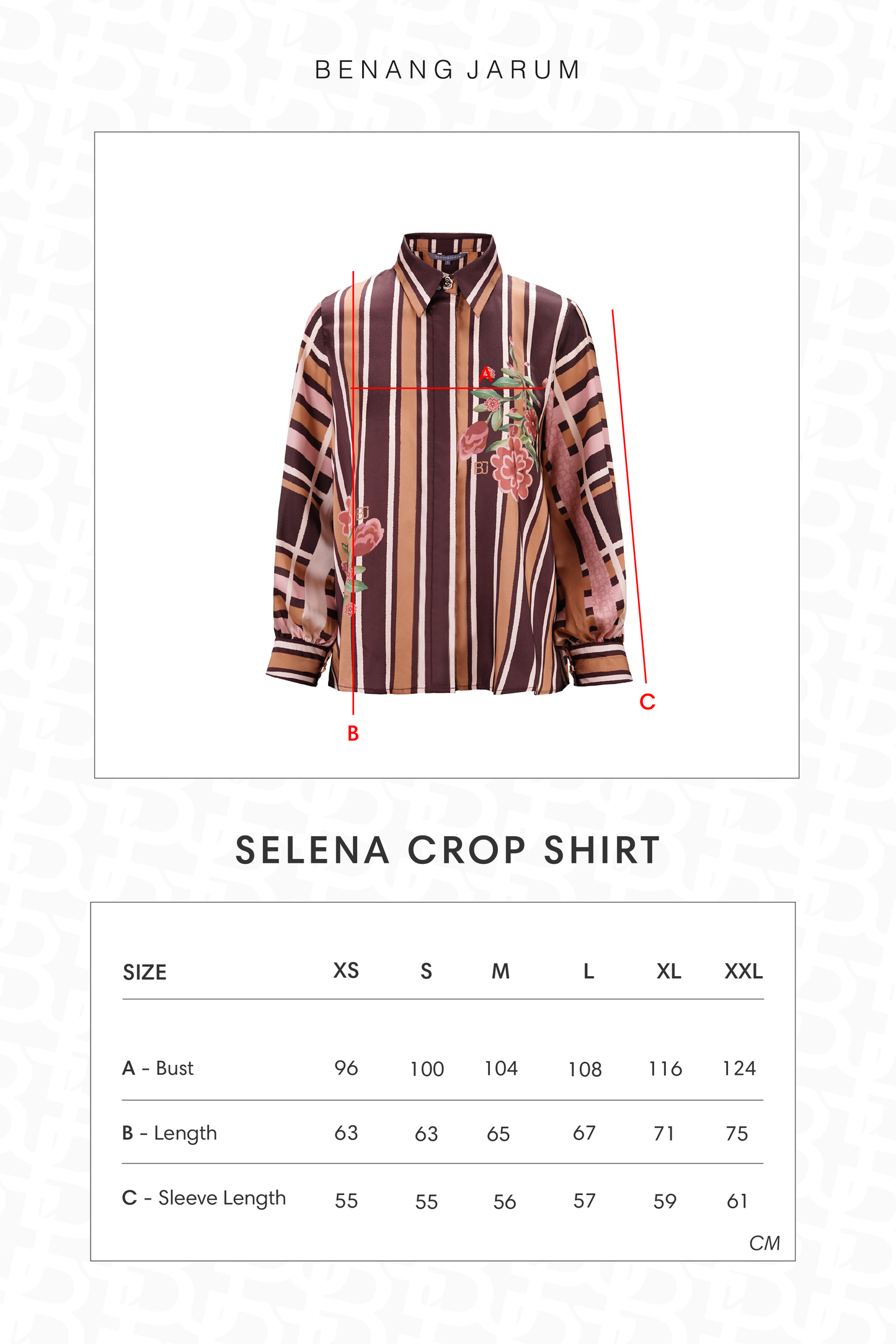 Selena Crop Shirt - Rose