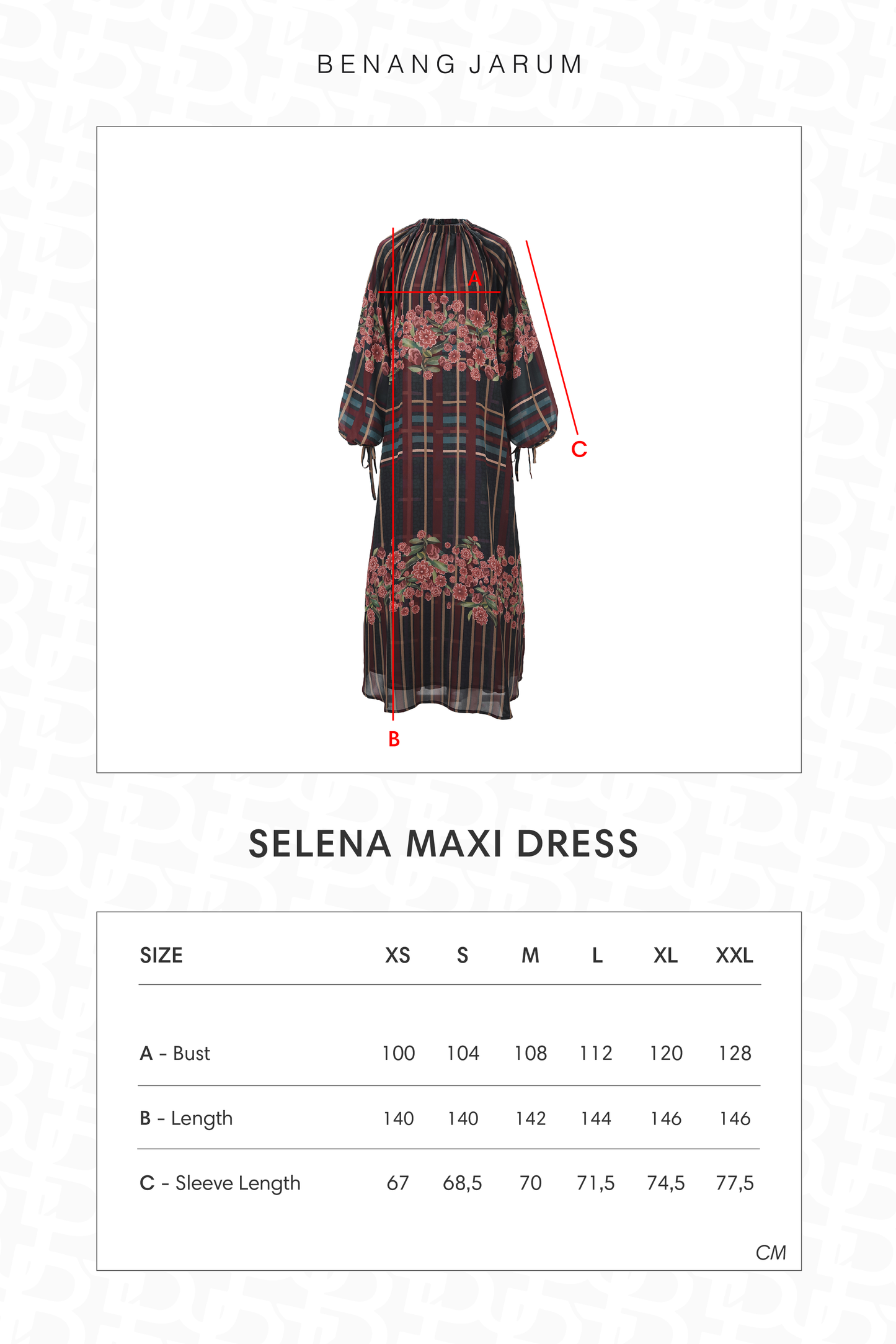 Selena Maxi Dress - Navy Peony