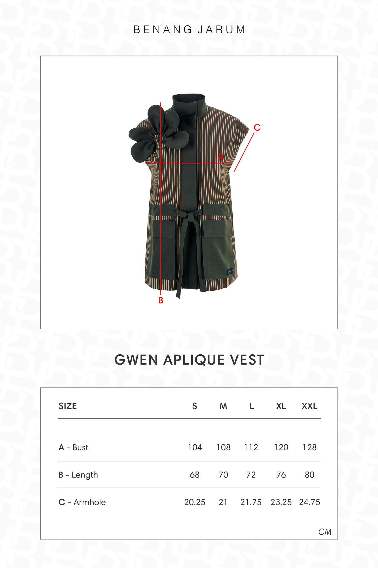 Gwen Aplique Vest - Molten Expresso