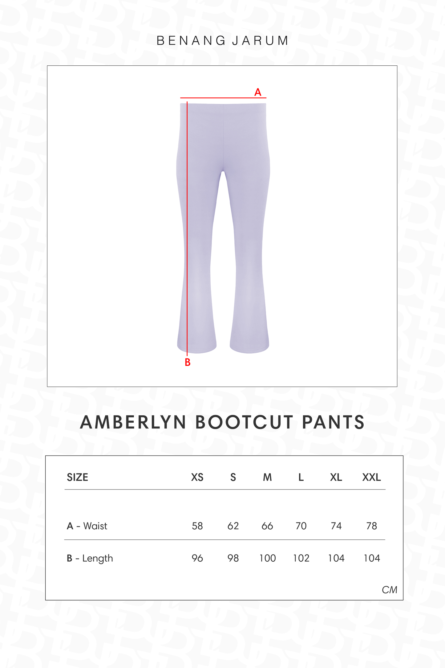 Amberlyn Bootcut Pants - Lilac