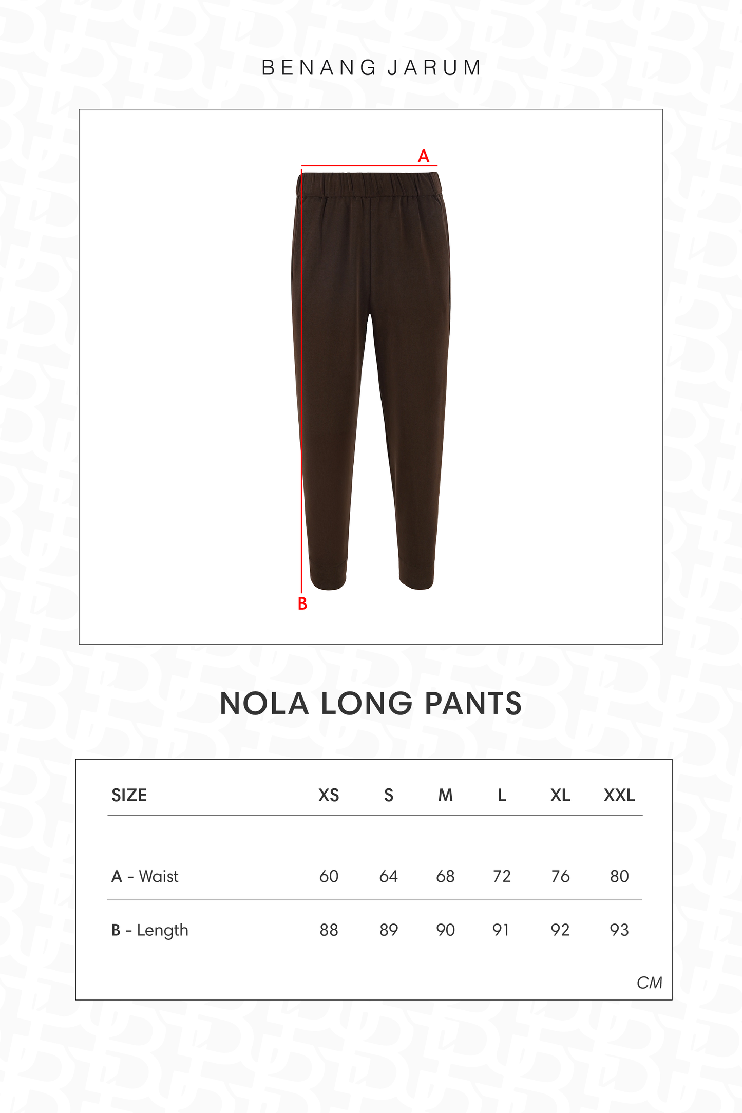 Nola Long Pants - Brown