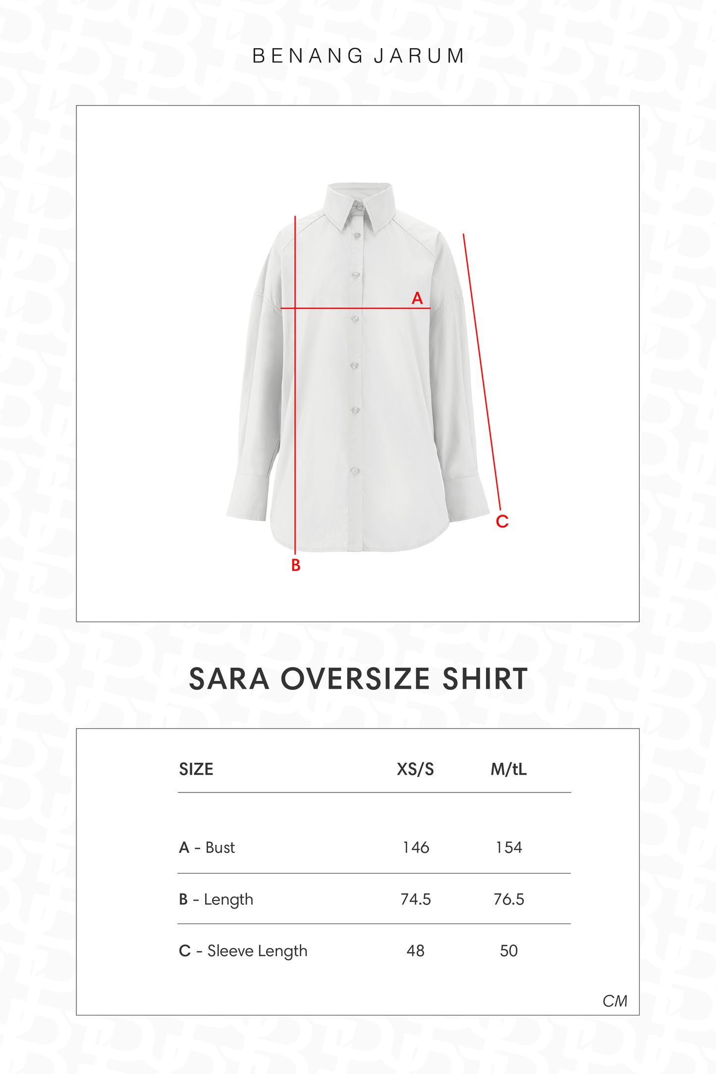 Sara Oversize shirt - White