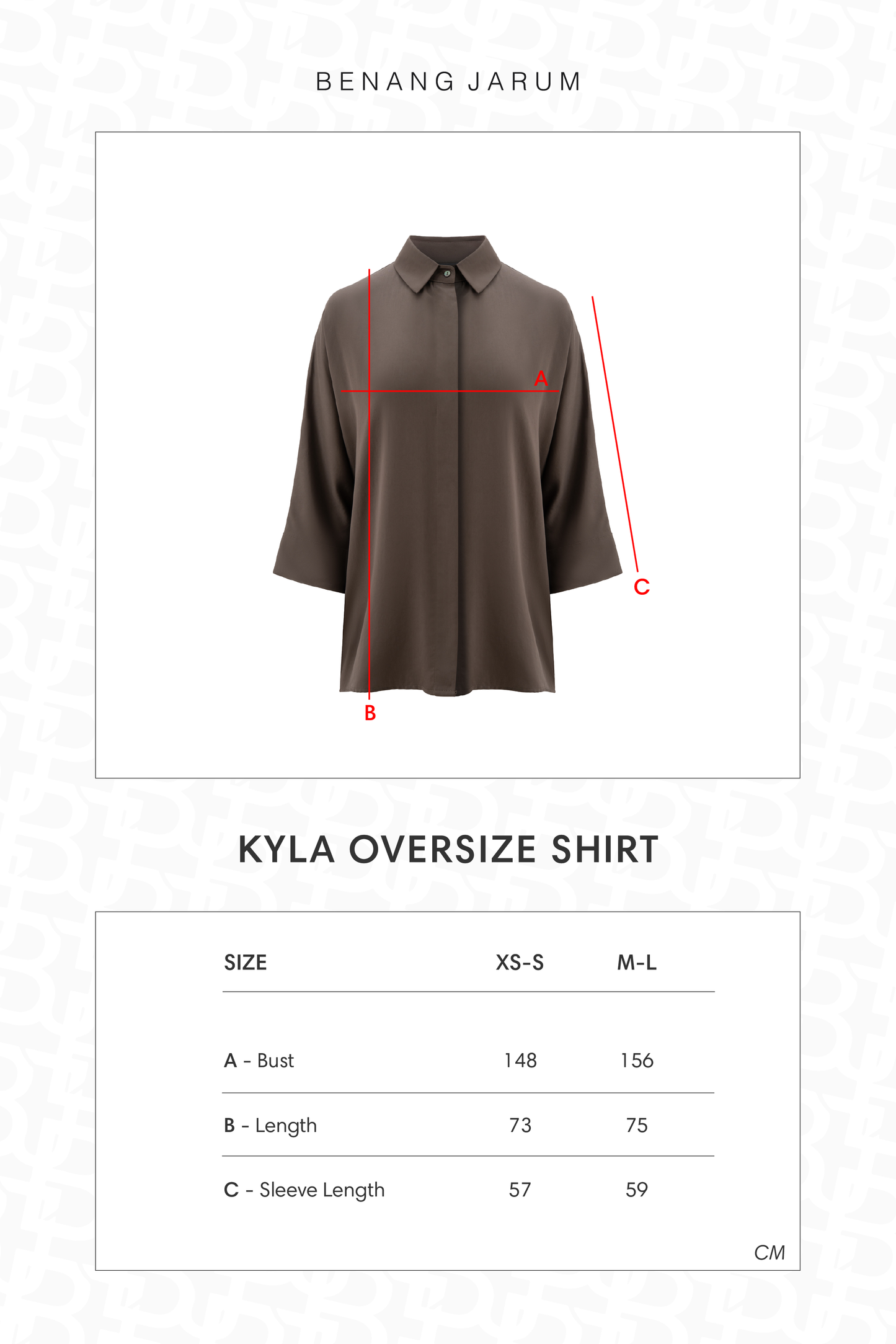 Kyla Oversize Shirt - Dark Taupe