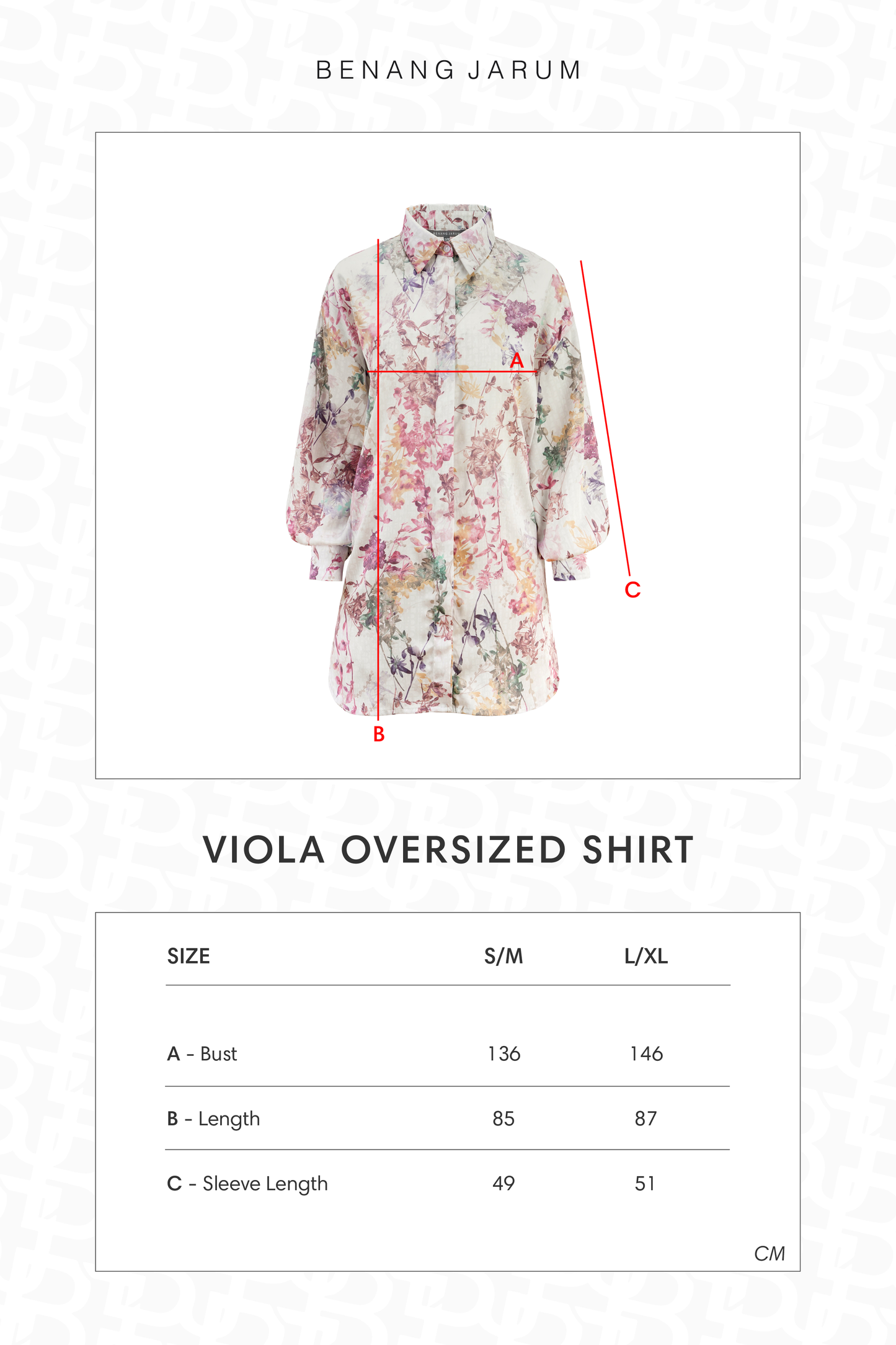 Viola Oversized Shirt - Lily