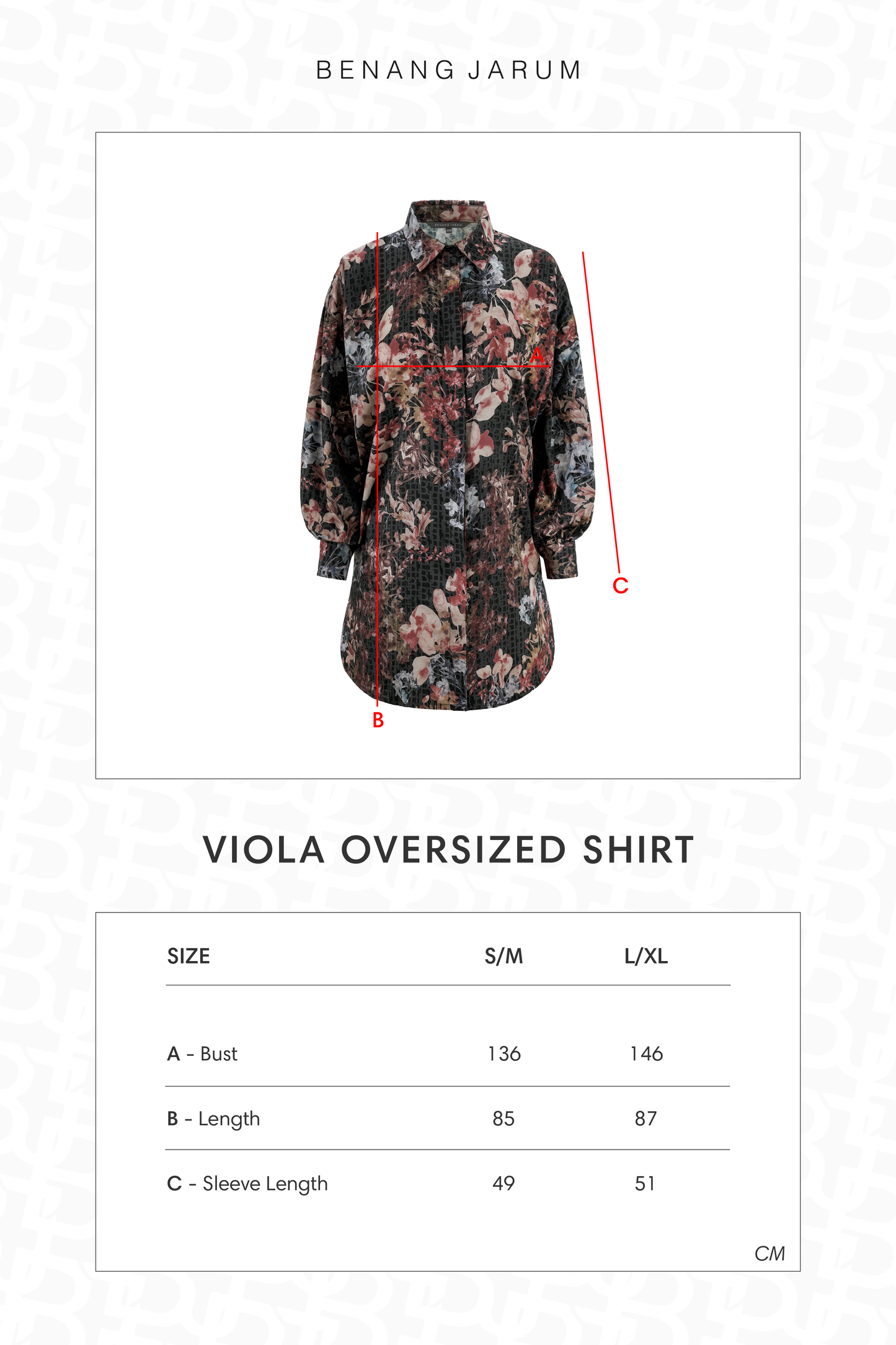 Viola Oversized Shirt - Dark Viola
