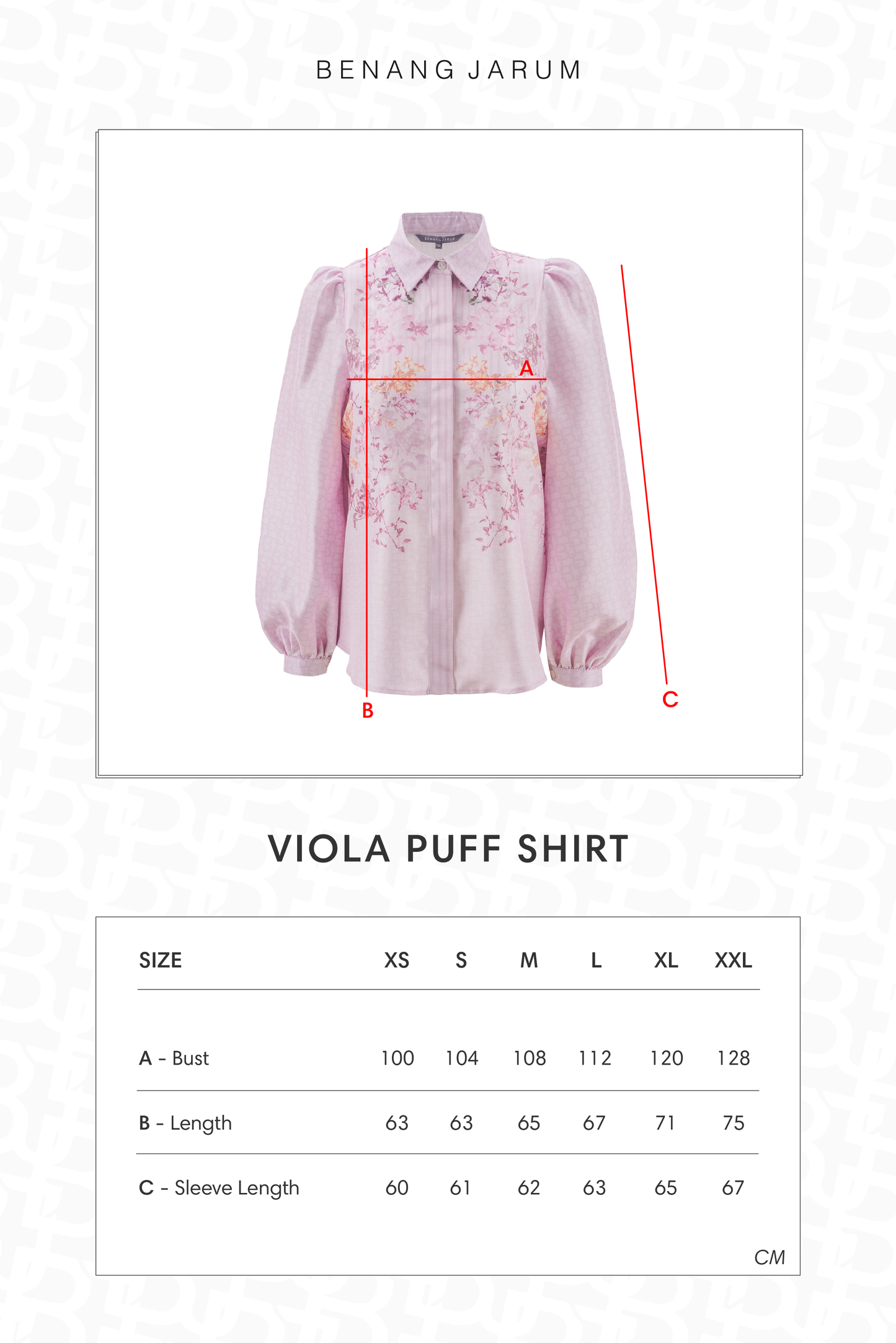 Viola Puff Shirt - Blossom