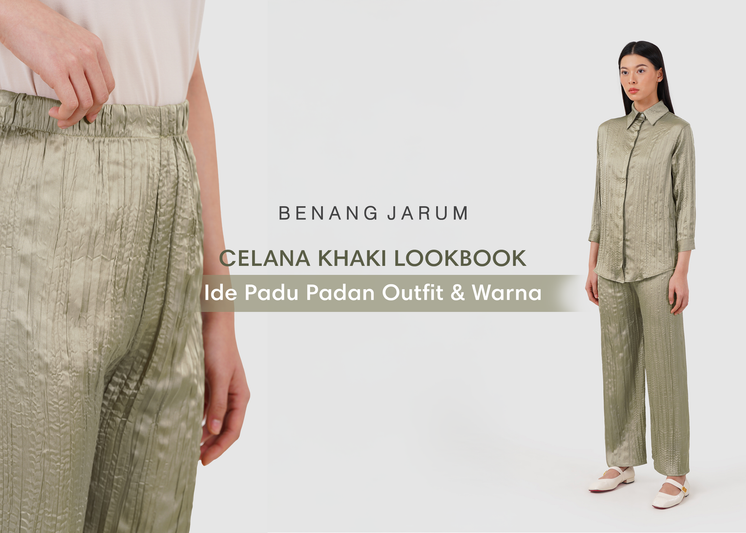 Celana Khaki Cocok dengan Baju Warna Apa
