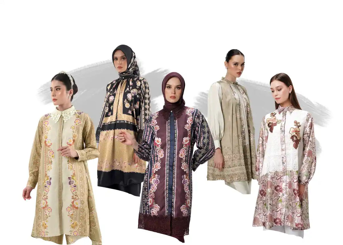 6 Tunik Lebaran 2026 Pilihan Wanita Elegan dari Benang Jarum