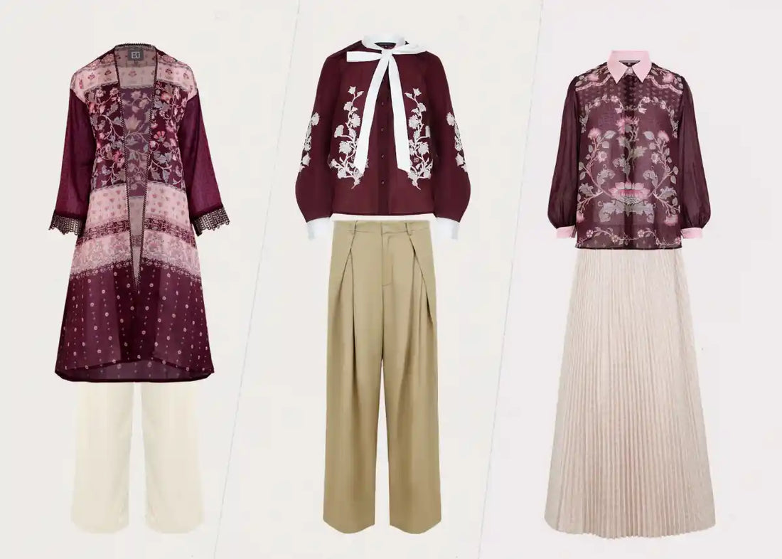 Warna Burgundy Cocok dengan Warna Apa