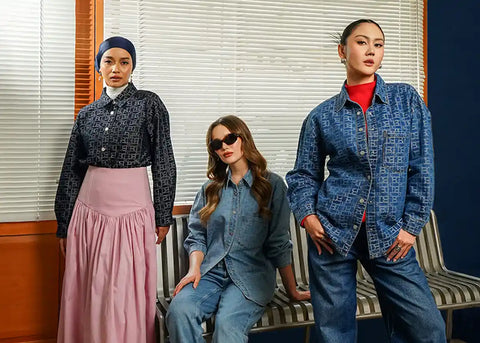 OOTD Kemeja Denim Wanita