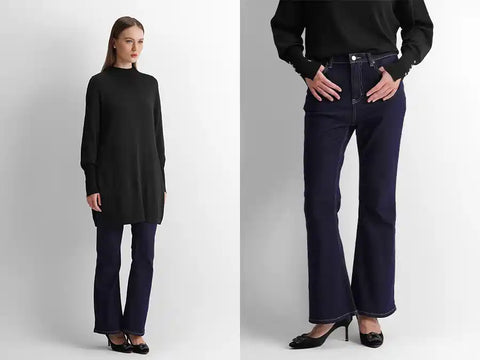 OOTD Celana Jeans Cutbray Wanita