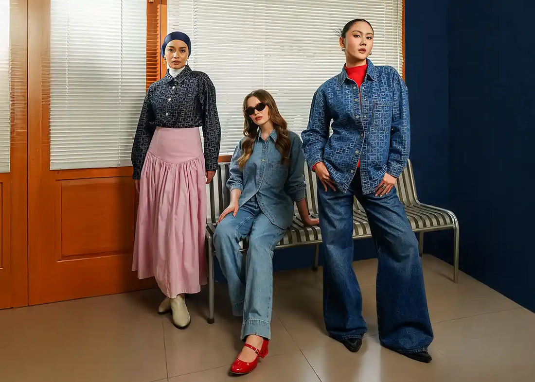 Denim Tales: Koleksi Benang Jarum dengan Eksplorasi Denim dalam Beragam Siluet dan Gaya