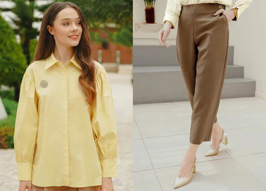 Warna Baju yang Cocok dengan Celana Cokelat