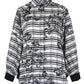 Amona Mix Fabric Shirt - Black