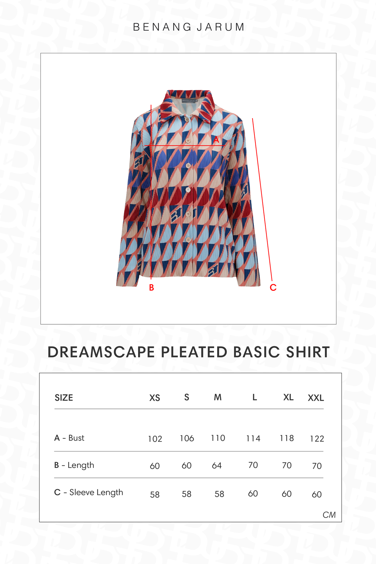Dreamscape Pleated Basic Shirt - Monaco