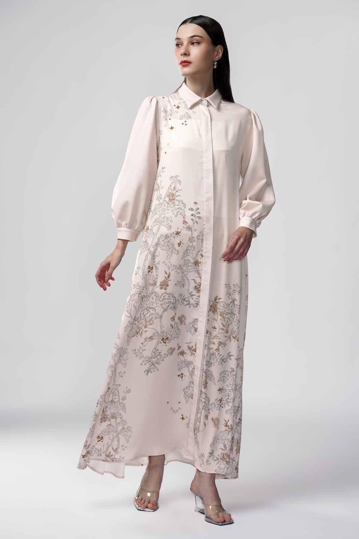 Samara Shirt Dress - Quartz
