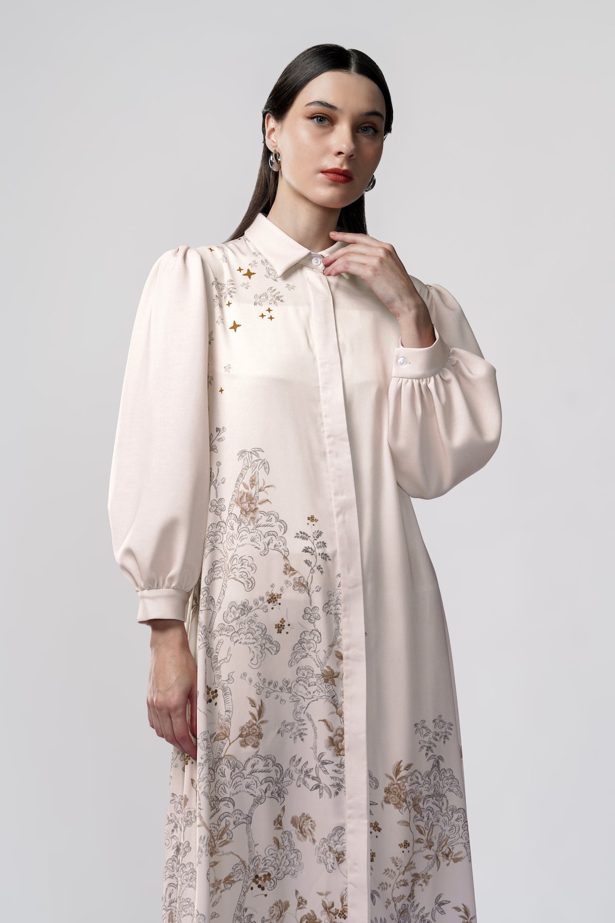Samara Shirt Dress - Quartz