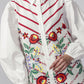 Jazzy Lace Shirt - Blanc