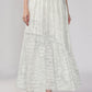 Samara Ruffle Skirt - Pearl