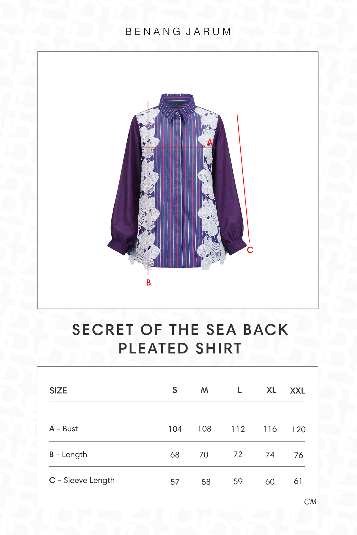 Secret Of The Sea Back Pleated Shirt - Clownfish