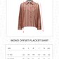 Mono Offset Placket Shirt - Como