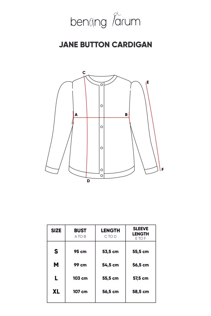 Jane Button Cardigan - Black