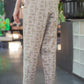 Monogram Pants - Beige