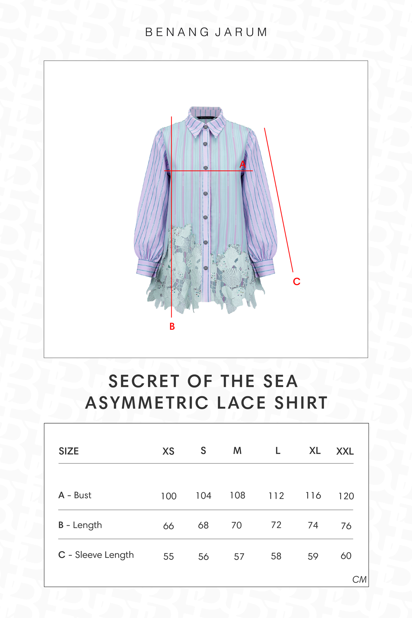 Secret Of The Sea Asymmetric Lace Shirt - Shell