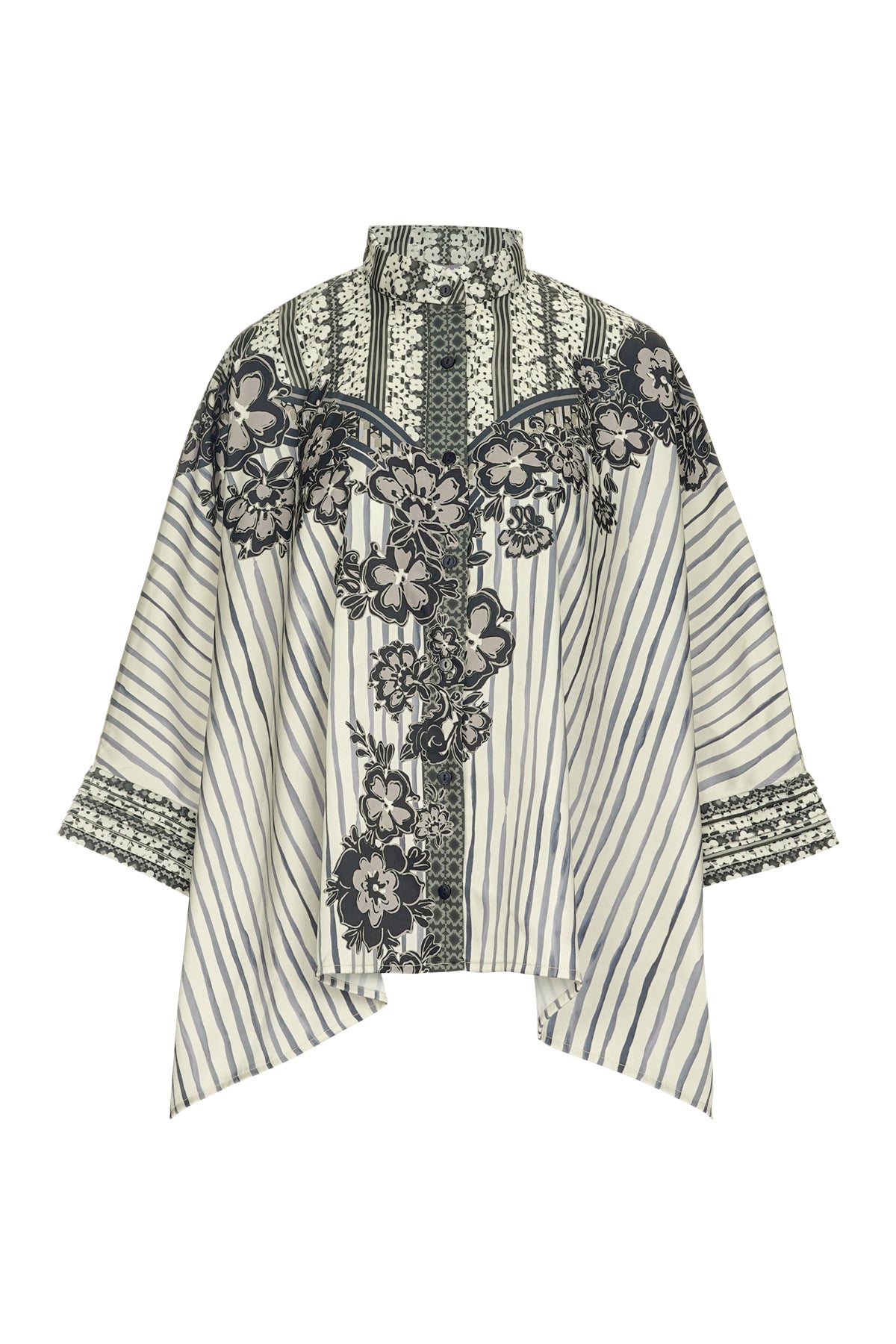 Adara Batwing Shirt - Caviar