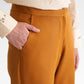 Adea Kick Flare Pants - Brown