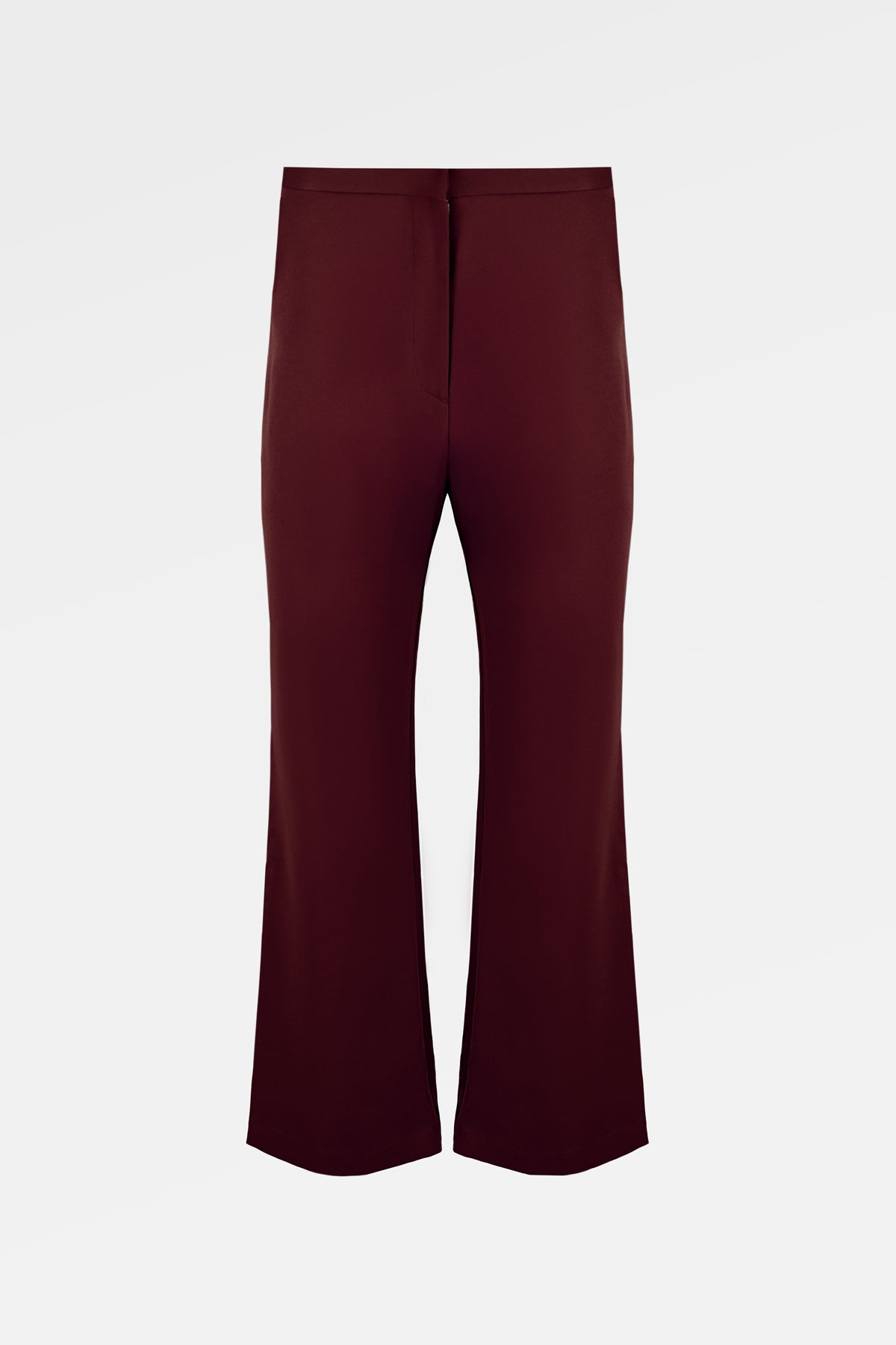 Adea Kick Flare Pants - Maroon