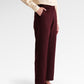 Adea Kick Flare Pants - Maroon