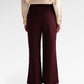 Adea Kick Flare Pants - Maroon
