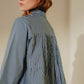 Aeera Stripes Shirt - Blue