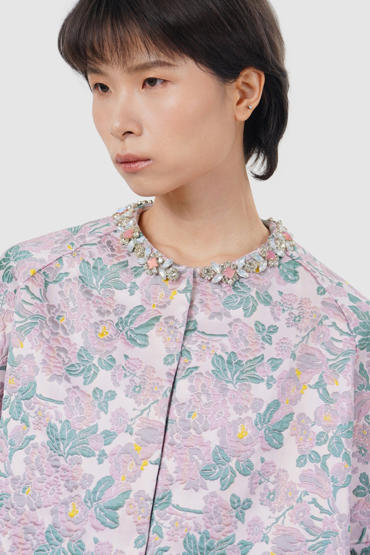 Ainsley Jacquard Shirt - Rose