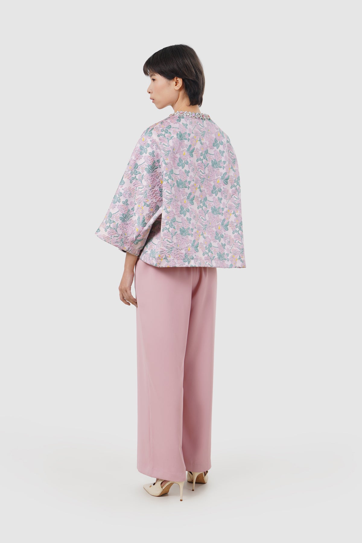 Ainsley Jacquard Shirt - Rose