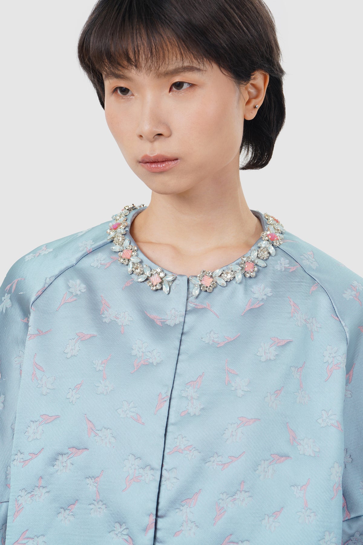Ainsley Jacquard Shirt - Turquoise
