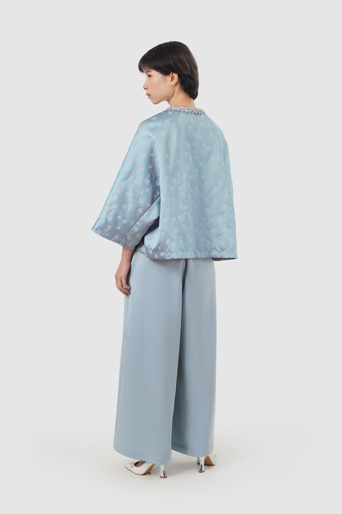 Ainsley Jacquard Shirt - Turquoise