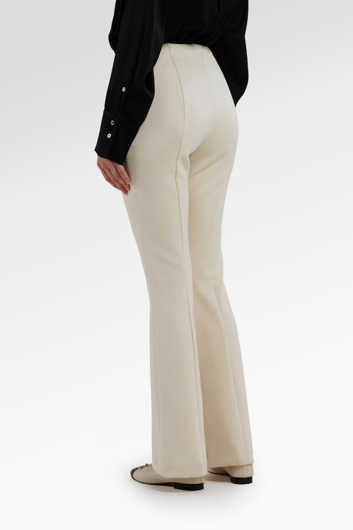 Alba Flare Pants - Vanilla