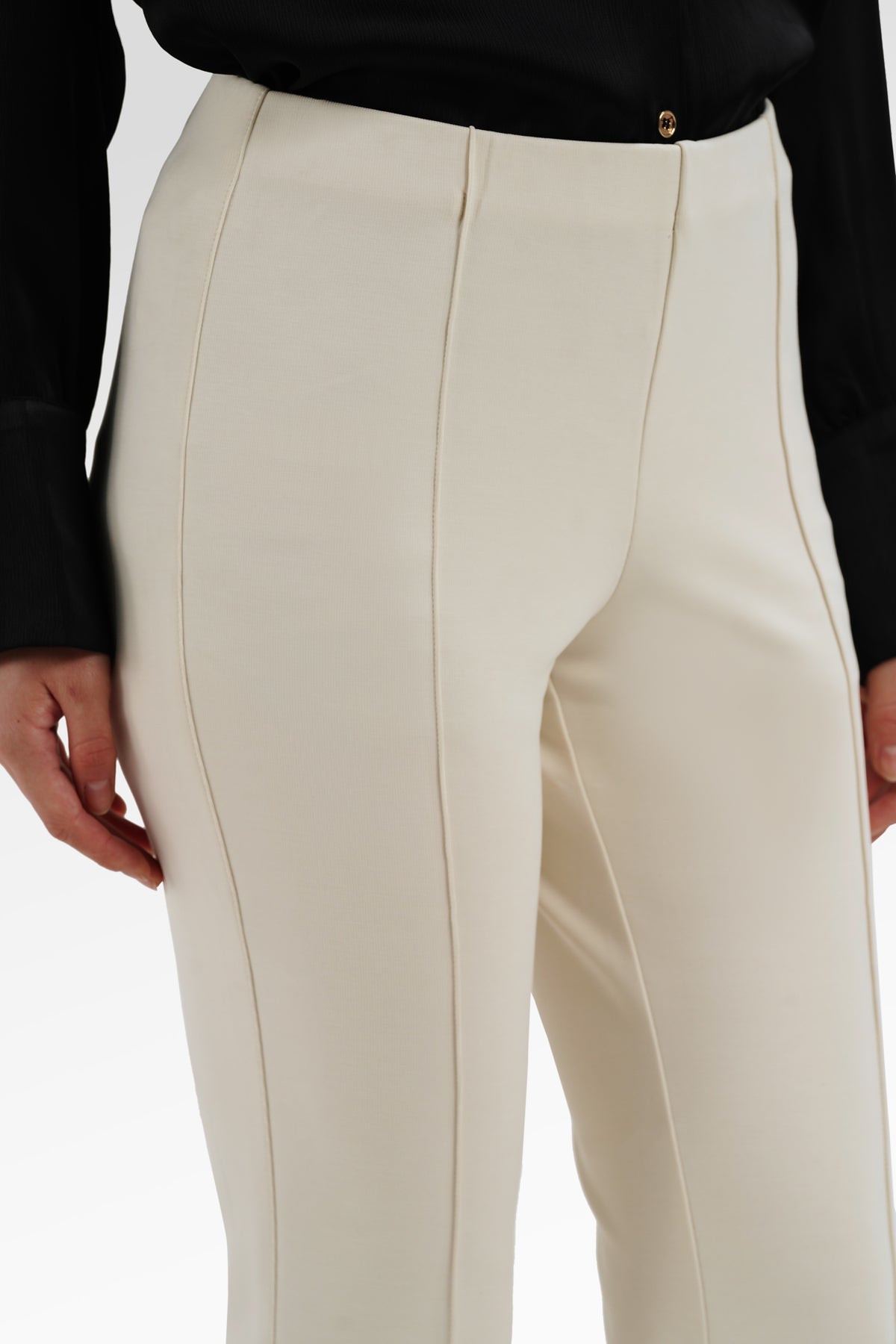 Alba Flare Pants - Vanilla