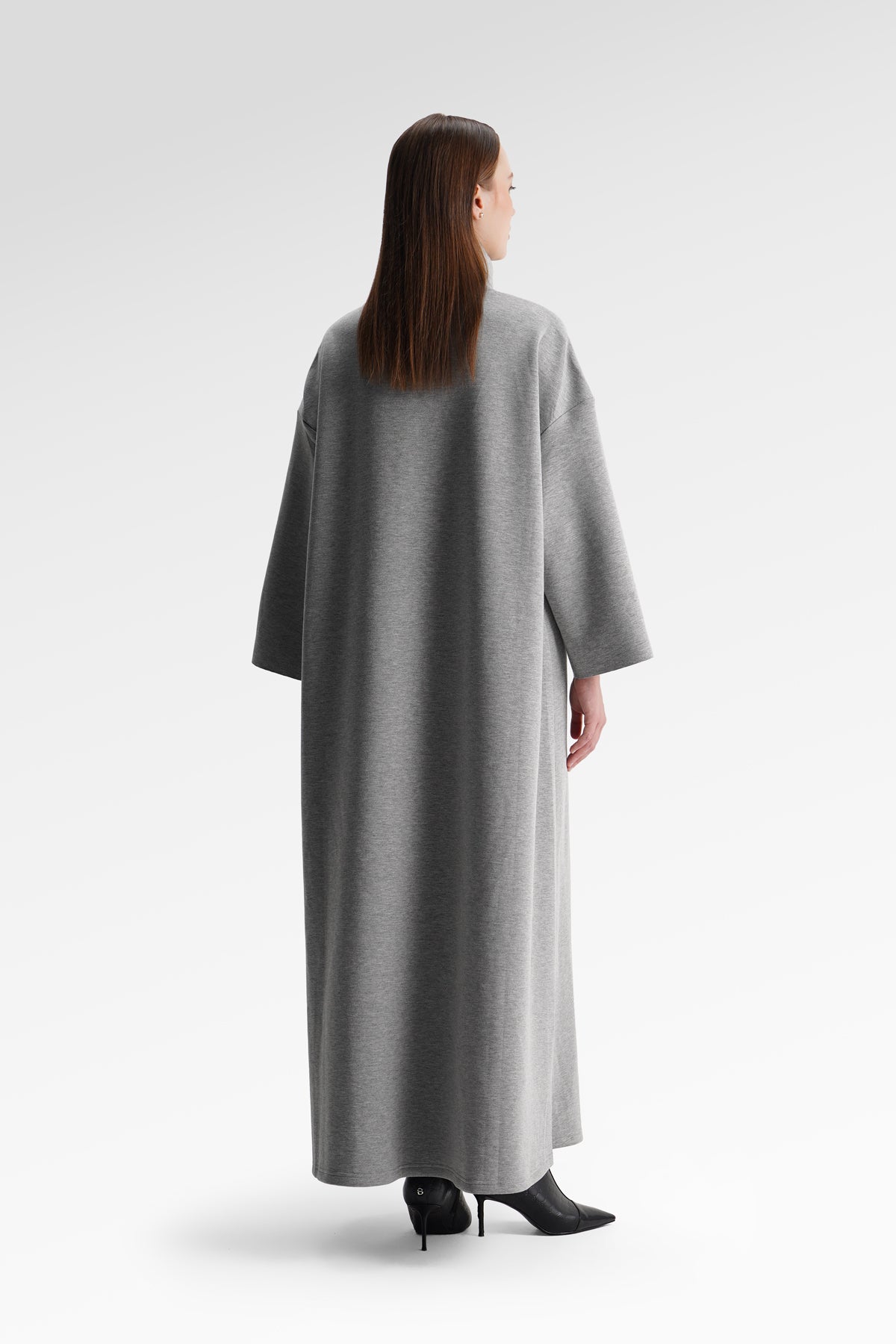 Alessa Turtleneck Dress - Gray