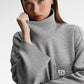 Alessa Turtleneck Dress - Gray