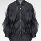 Alessia Ruffle Blouse - Black
