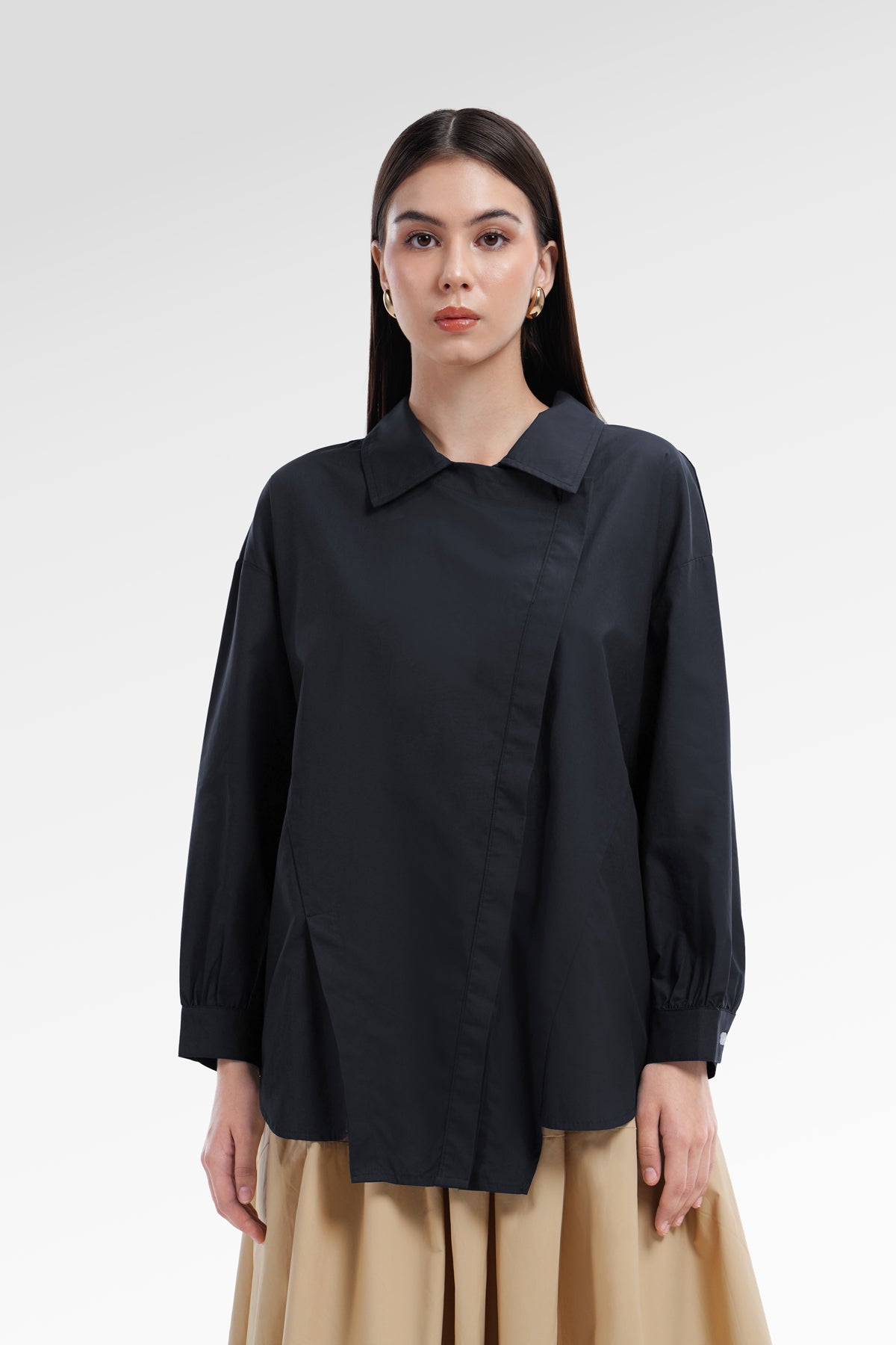 Alina Oversize Shirt - Night Sky