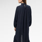 Allison Ruffled Blouse - Navy