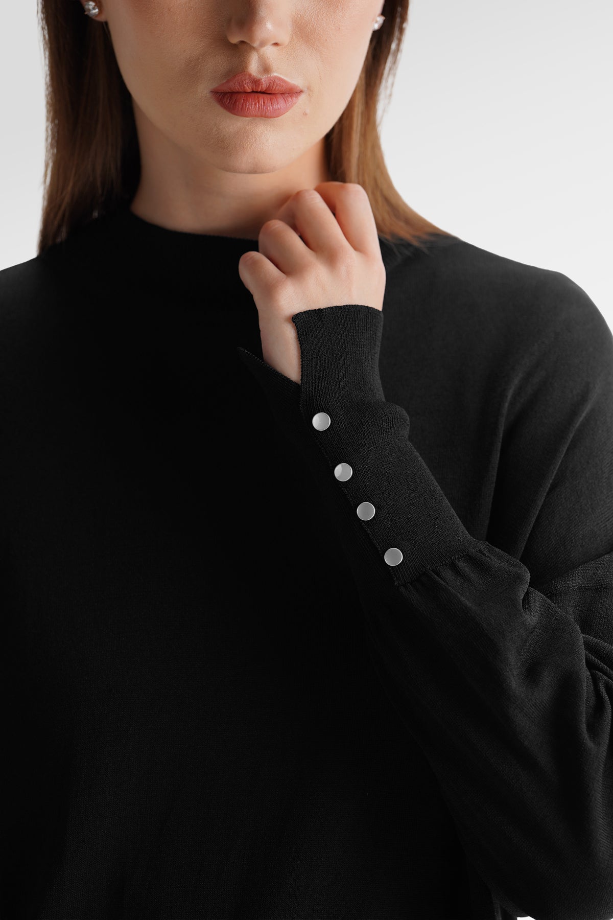 Alma Batwing Top - Black
